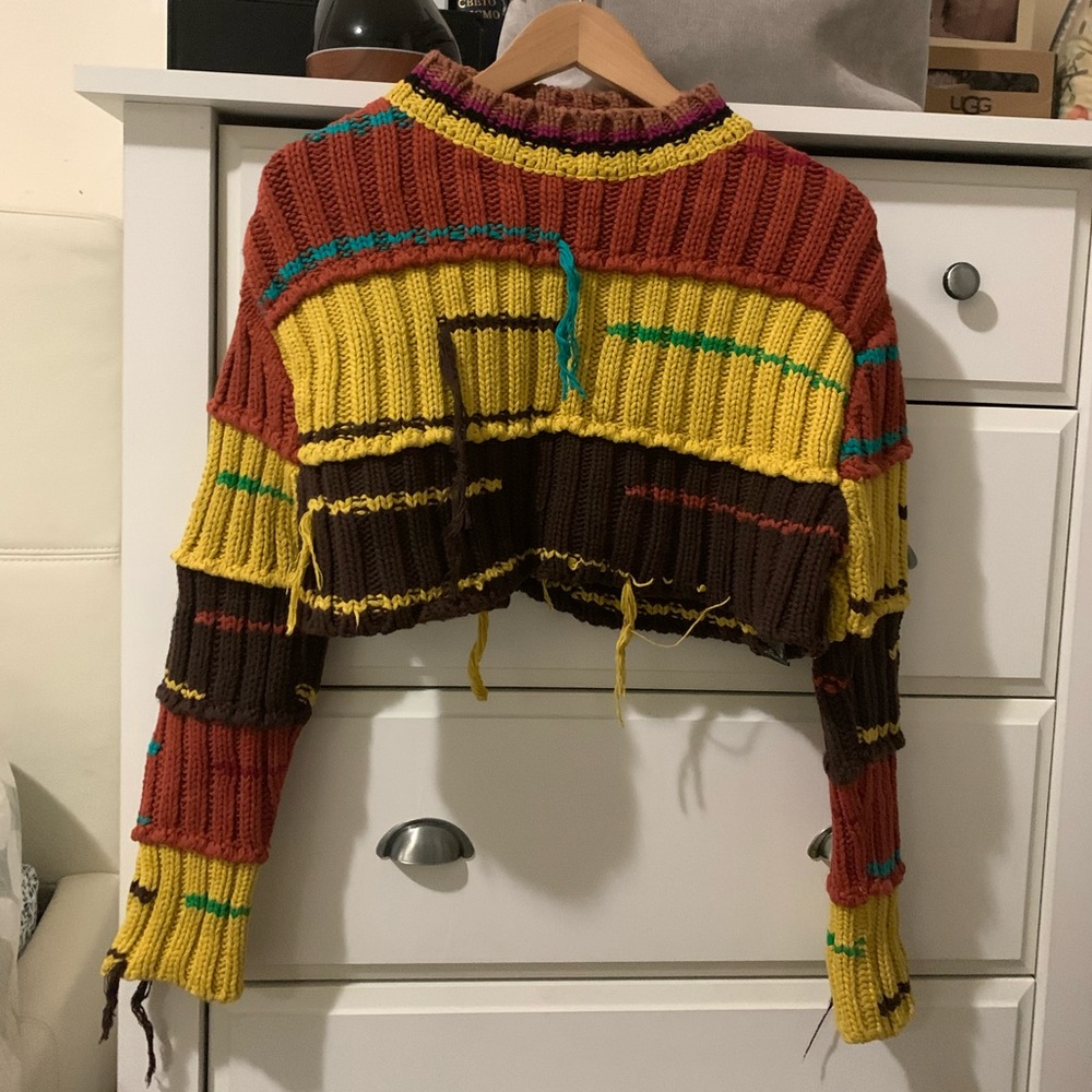 Zara cropped sweater